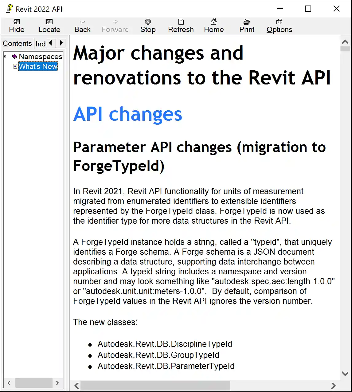 Revit 2022 API help on What's New Revit 2022 API help on What's New