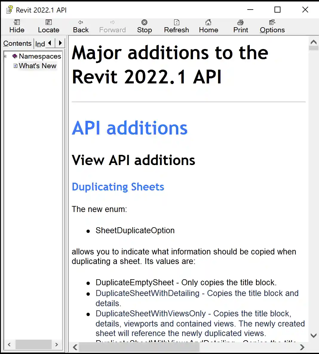 Revit 2022.1 API help on What's New Revit 2022.1 API help on What's New