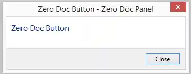 Zero document state external command displaying a task dialogue